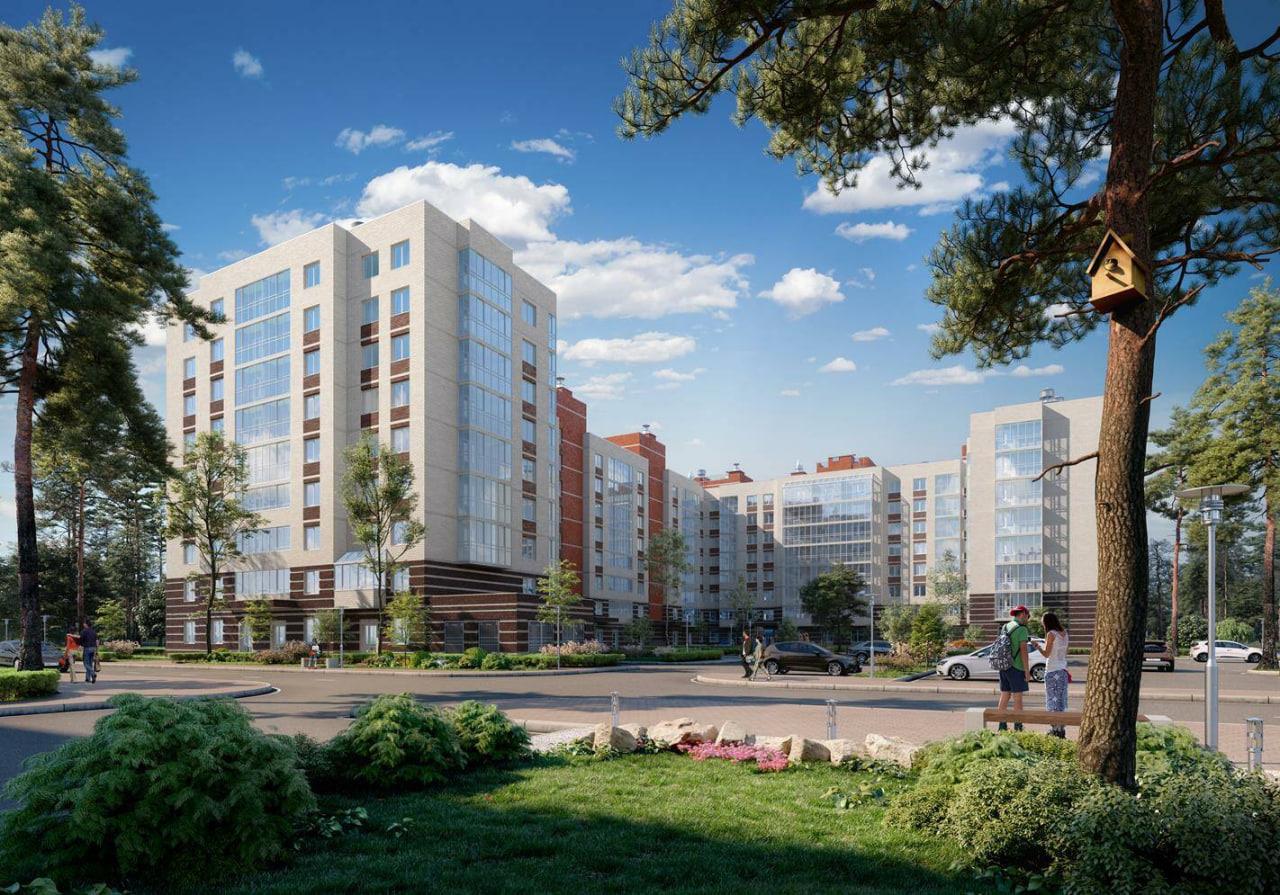 Жилой комплекс «Курортный квартал» находится в поселке «Песочный» в окружении зеленых лесов, недалеко от берегов Финского залива (30 минут на машине по Зеленогорскому шоссе). Рядом с кварталом расположены Курортный лесопарк, где можно устраивать семейные пикники, а также Меднозаводский разлив и Сарж